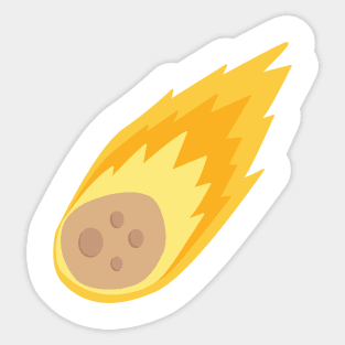 Space Comet Flying object Sticker